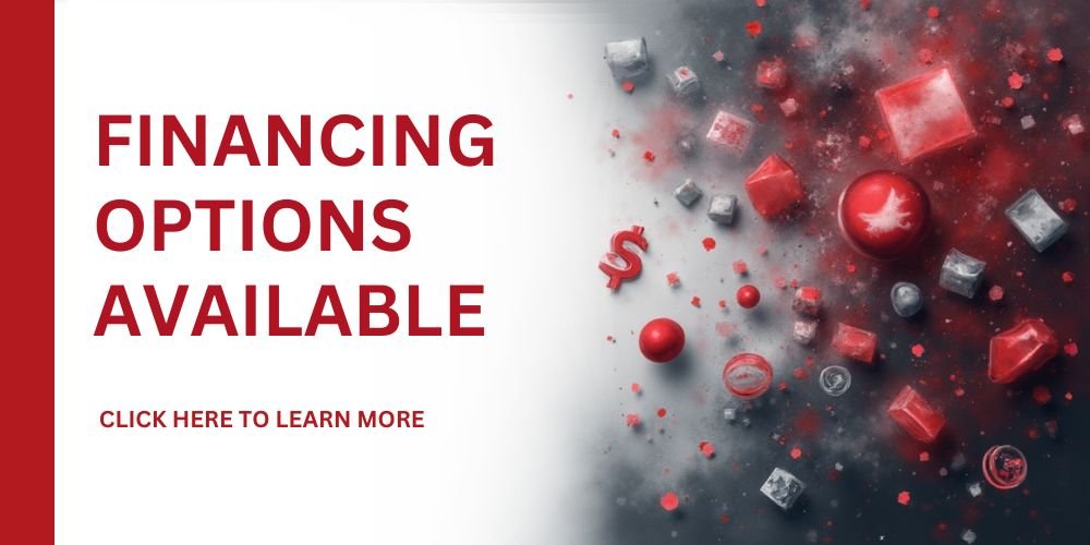 Financing options available — click here to learn more